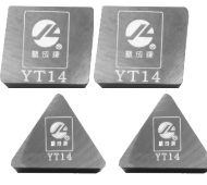 直角三麵刃銑刀與三角形刀片